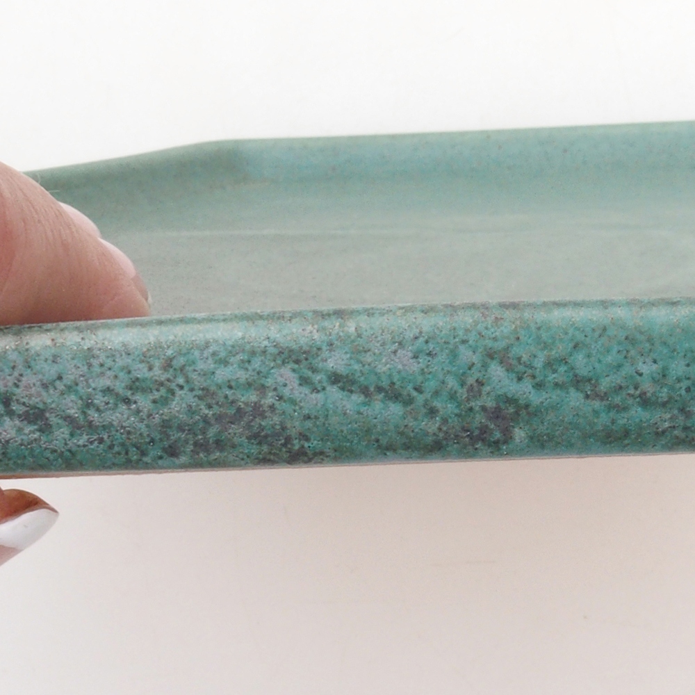Ceramic bowl H53 -18.5 x 17 x 1 cm - green