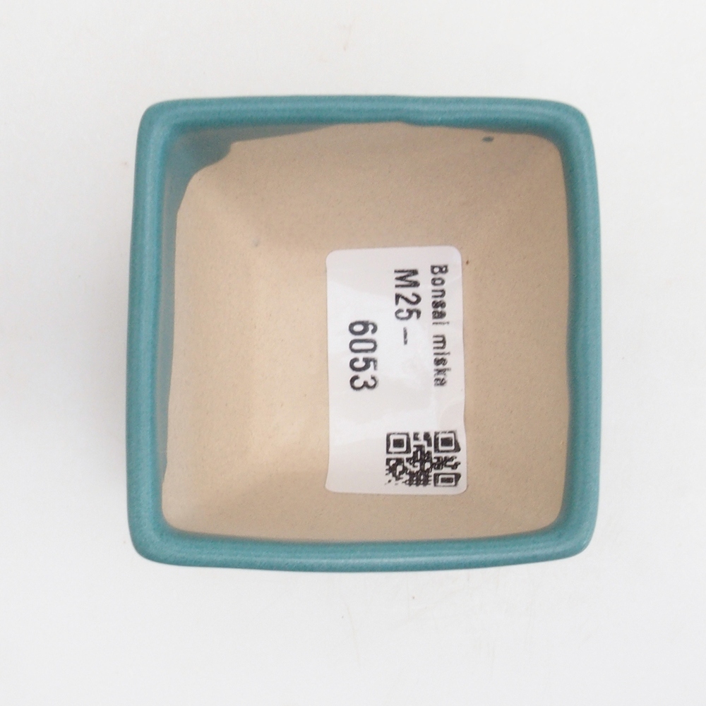 Ceramic bonsai bowl 5,5 x 5,5 x 4,5 cm, color blue