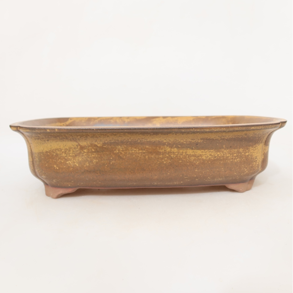 Ceramic Bowl, 24 x 17 x 6 cm, yellow