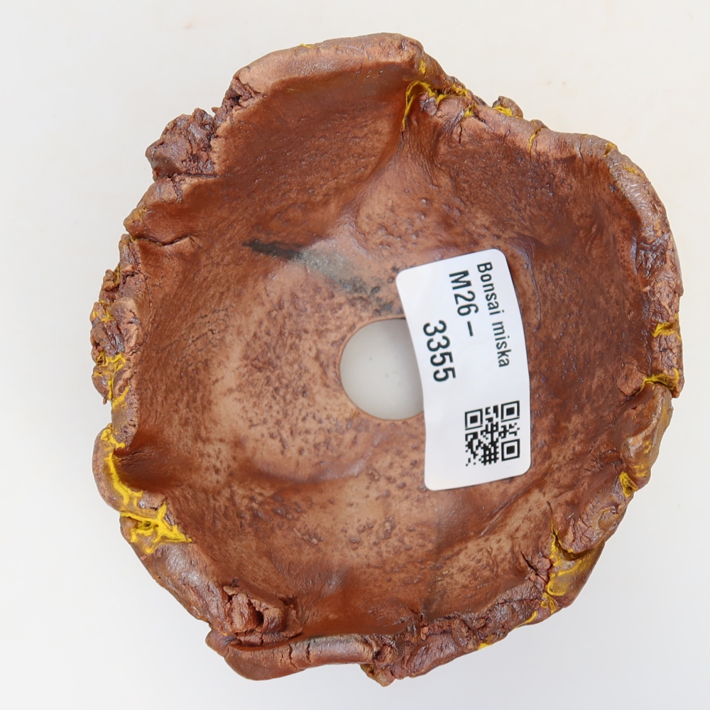 Ceramic Shell, 9.5 x 9 x 6 cm, yellow