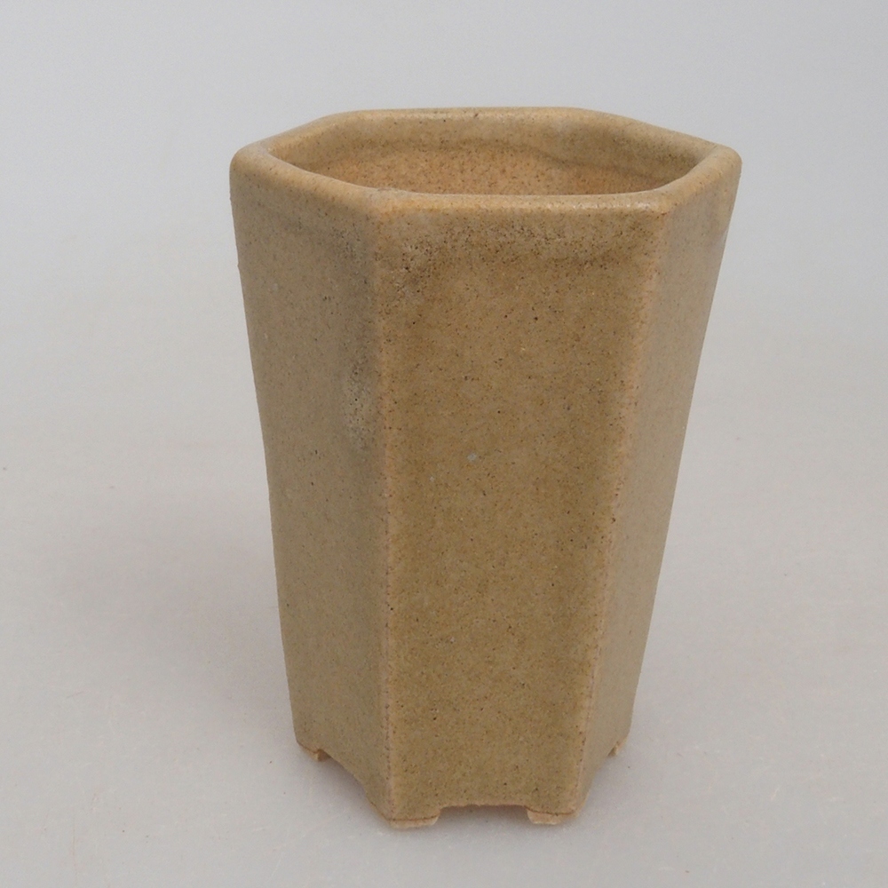 Mini bonsai bowl 4 x 3,5 x 5,5 cm, color brown
