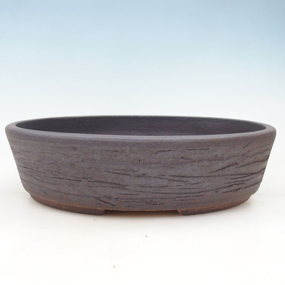 Bonsai bowl 32,5 x 25,5 x 8,5 cm , colour brown