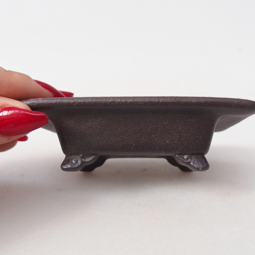 Mini bonsai bowl 9,5 x 6,5 x 3 cm, brown