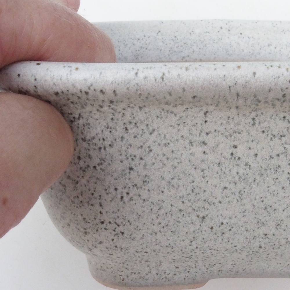 Bonsai bowl H37 - 14.5 x 13 x 6.5 cm. - blue