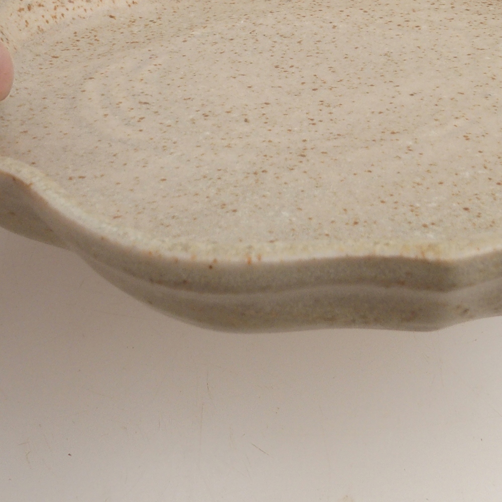 Ceramic bowl H06 - 14 x 14 x 1.5 cm - beige