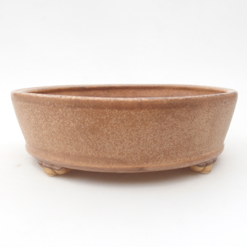 Ceramic bonsai bowl 15,5 x 15,5 x 5 cm, pink