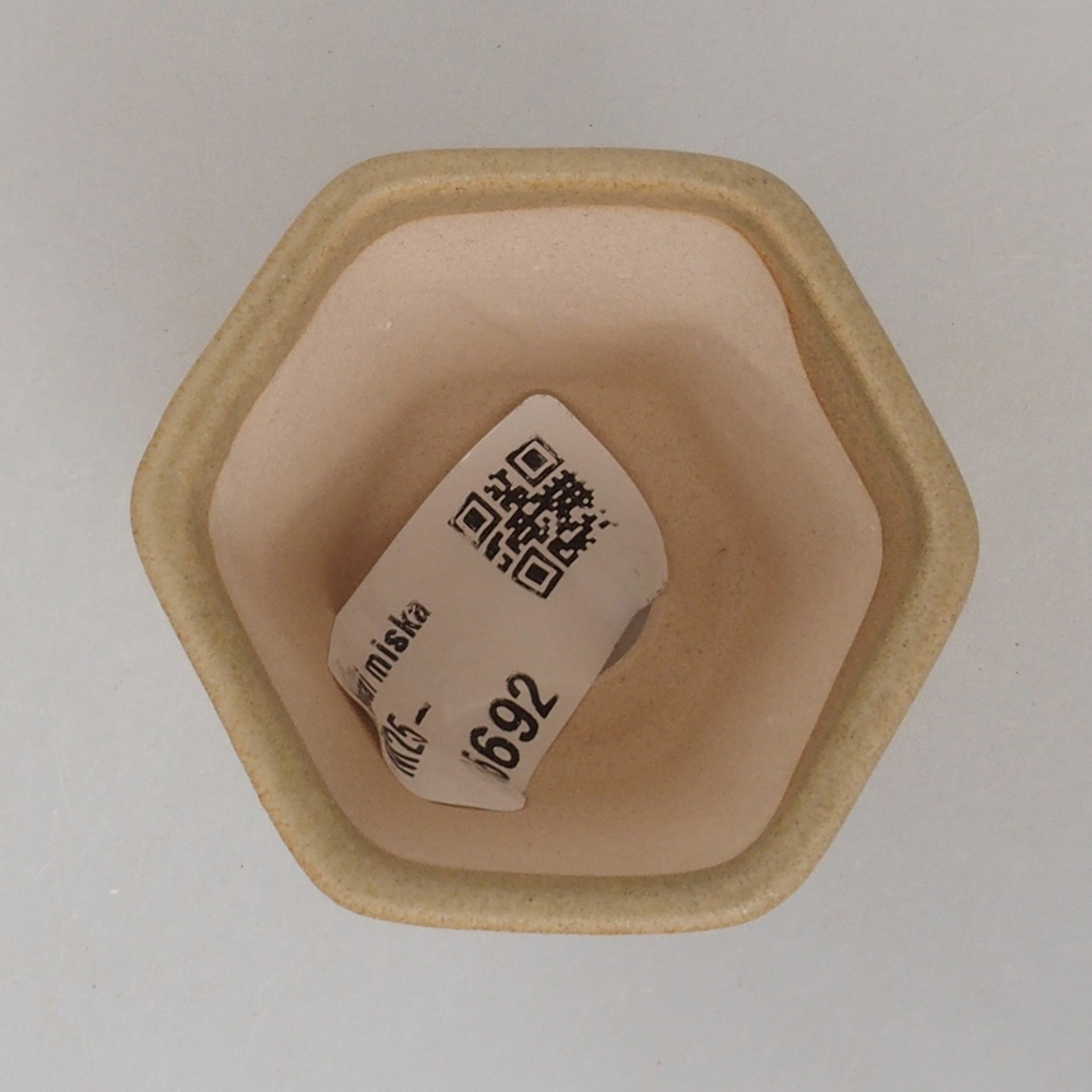 Mini bonsai bowl 5 x 5 x 5 cm, color brown