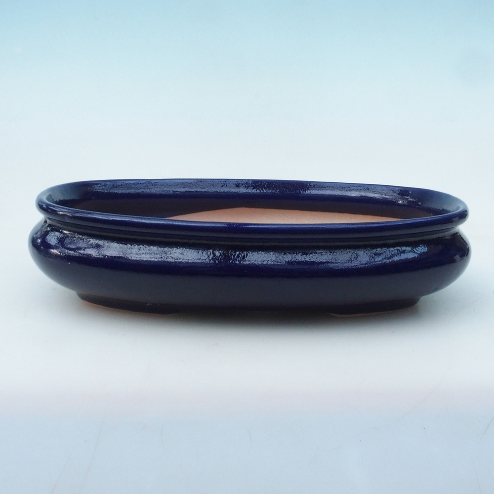 Bonsai bowl + saucer H01 - 12x9x5 cm