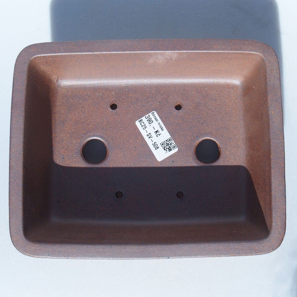 Bowl 21 x 17 x 7 cm brown