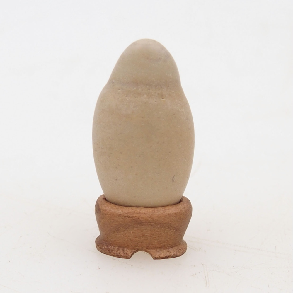 Suiseki - Stone with DAI (wooden pad)