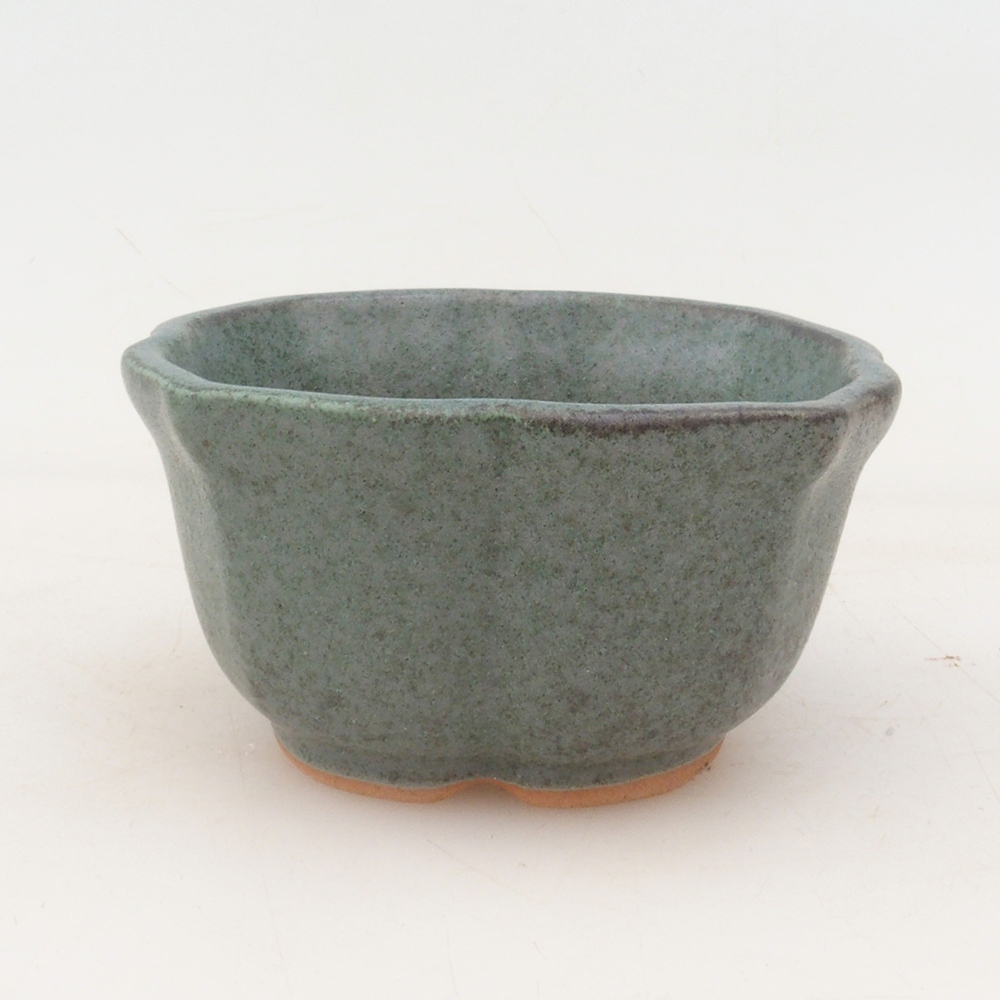 Bonsai bowl H95 - 7.5 x 7.5 x 4 cm - green