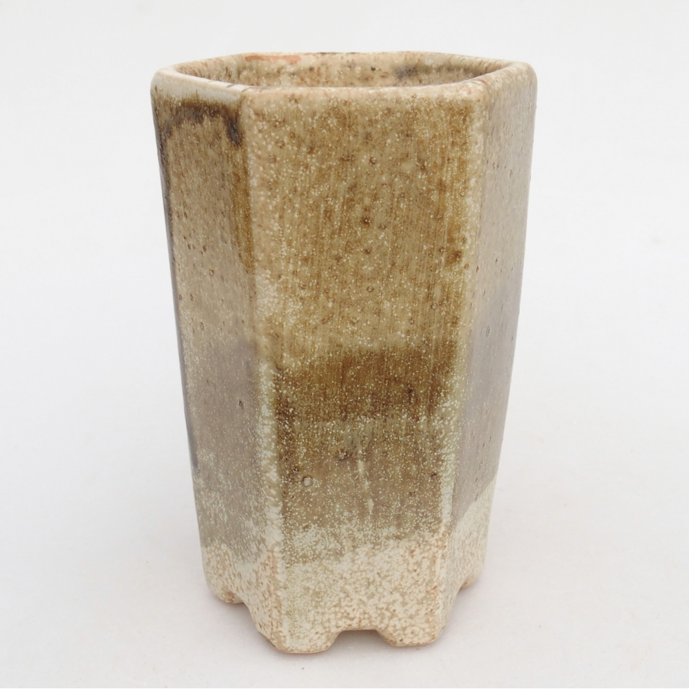 Ceramic bonsai bowl 10 x 8,5 x 14,5 cm, green