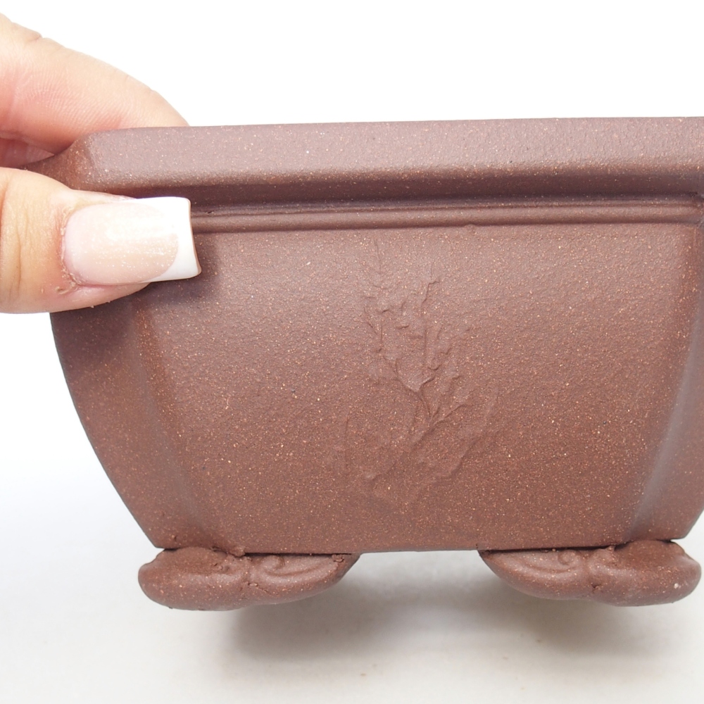 Bowl 14 x 14 x 7 cm brown