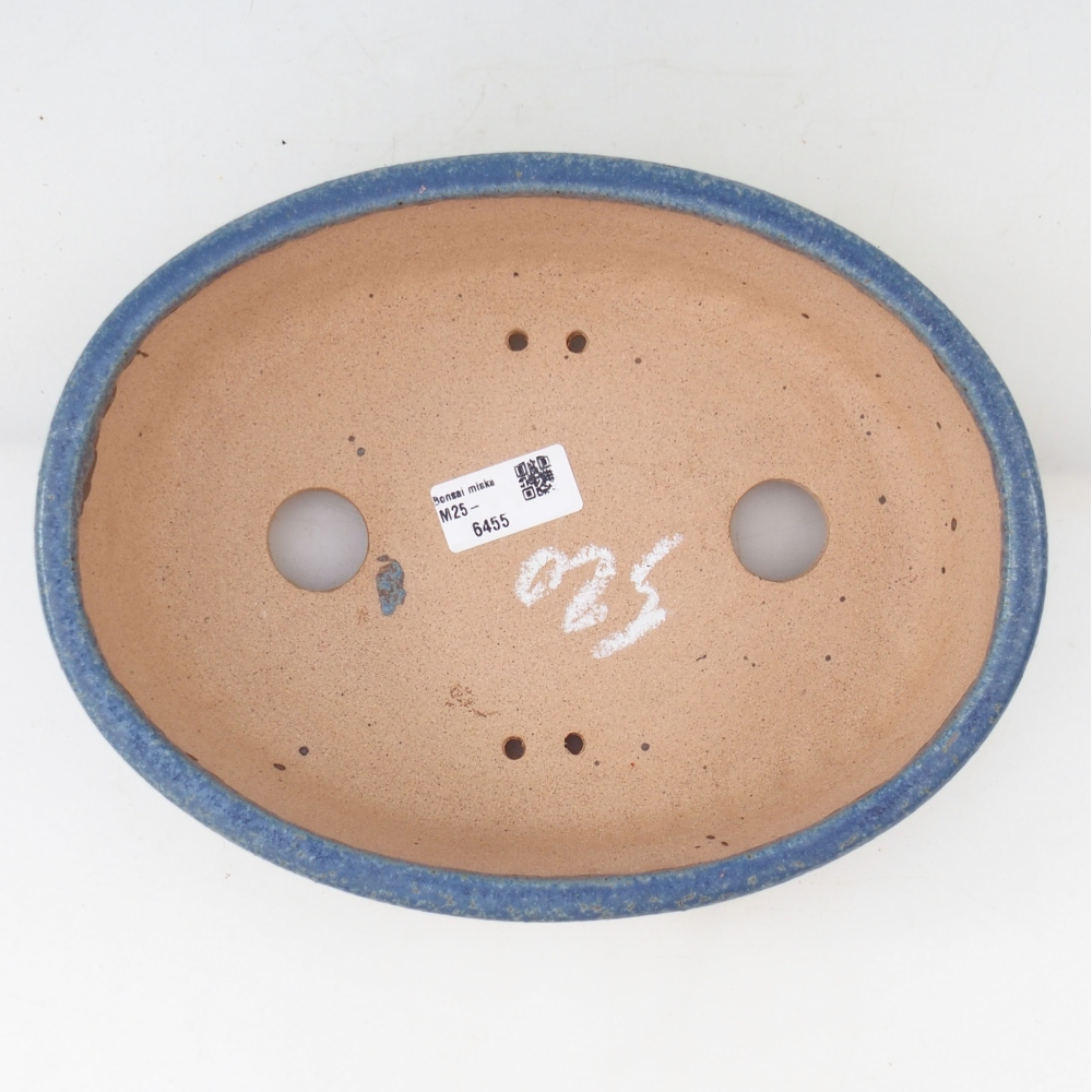 Bonsai bowl 25,5 x 19,5 x 7 cm , colour blue