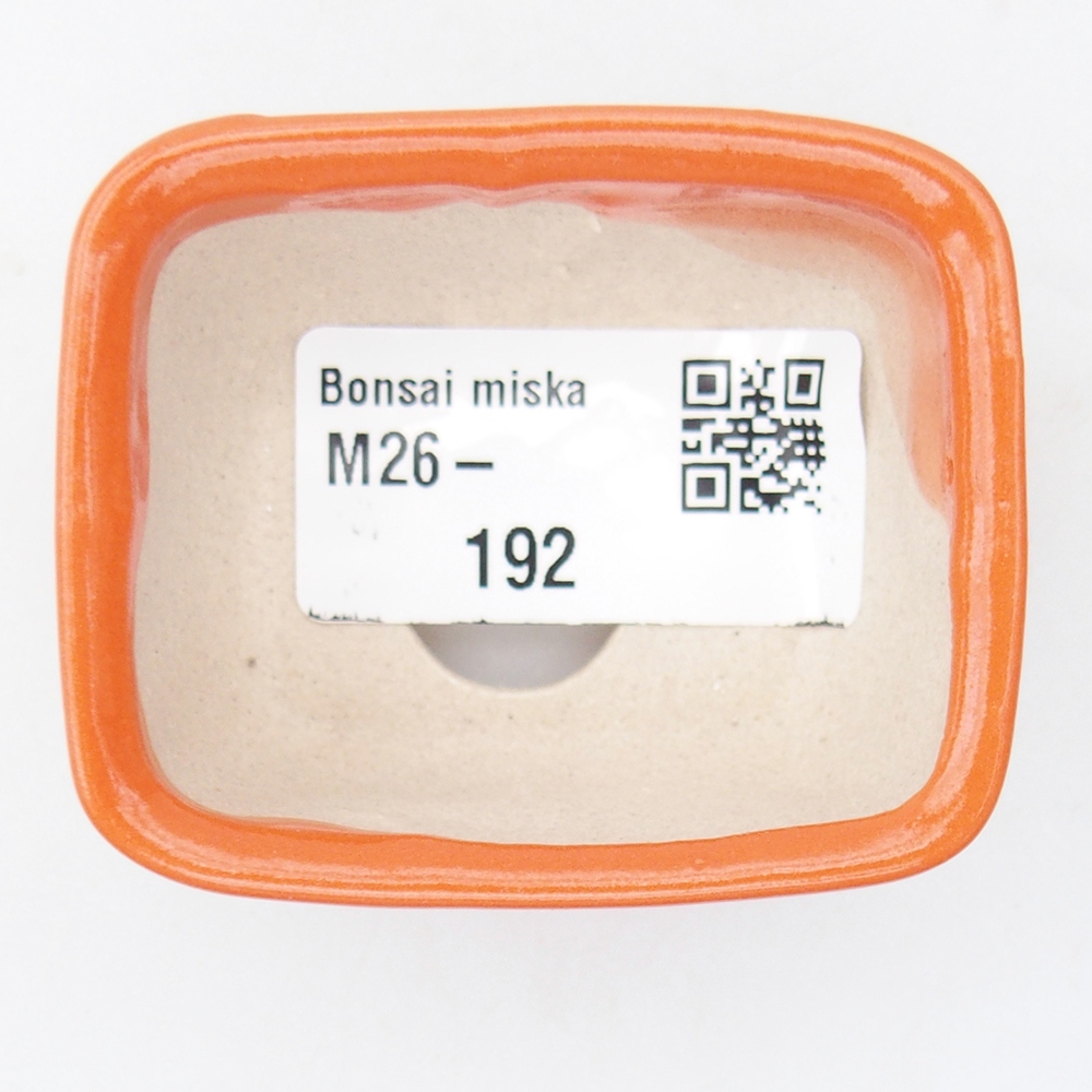 Mini bonsai bowl 6 x 4,5 x 3 cm, orange
