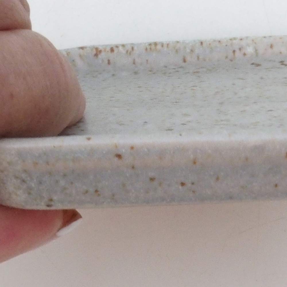Ceramic bowl H13 -12 x 12 x 1 cm - beige