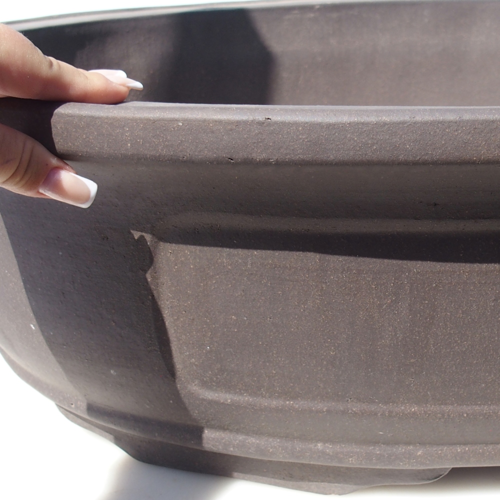 Bowl 80,5 x 57,5 x 20 cm brown - PERSONAL COLLECTION OR PALLET TRANSPORT ONLY