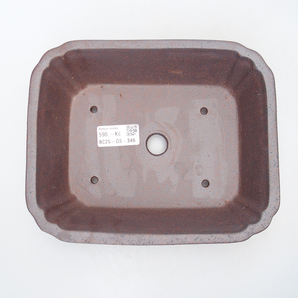 Bowl 21 x 18 x 6,5 cm brown