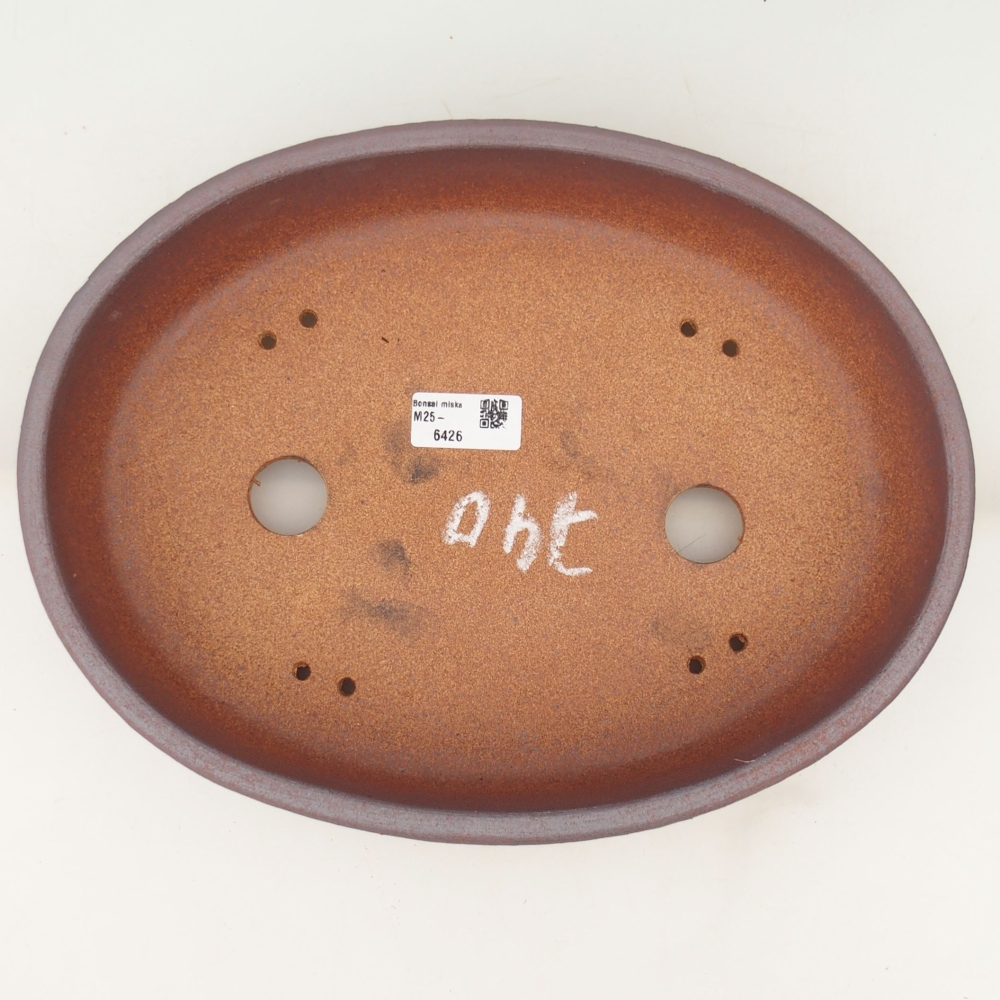 Bonsai bowl 32 x 24 x 8 cm , metal colour
