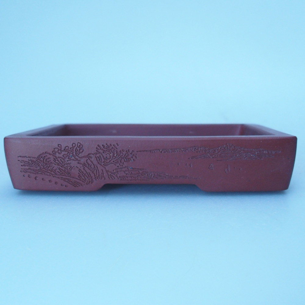 Bowl 12 x 9 x 2 cm brown