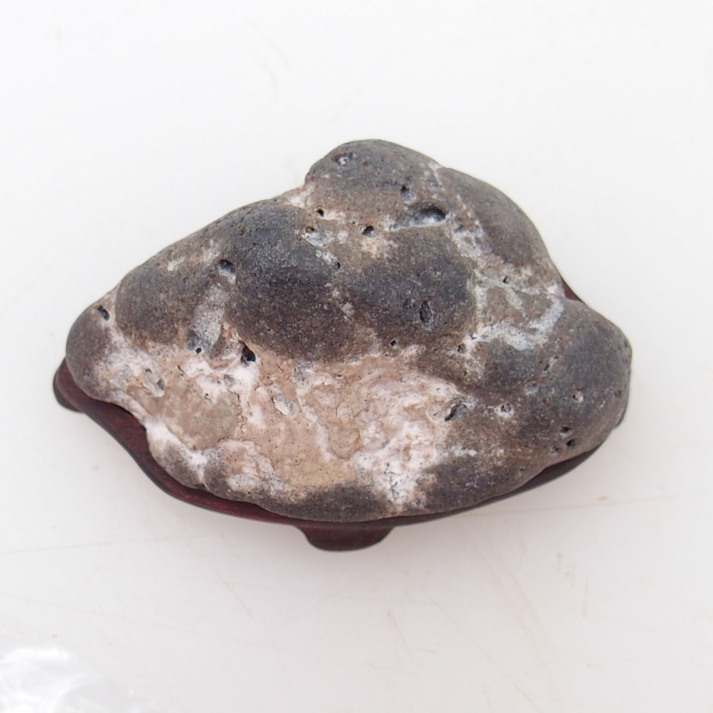 Suiseki - Stone with DAI (wooden pad)
