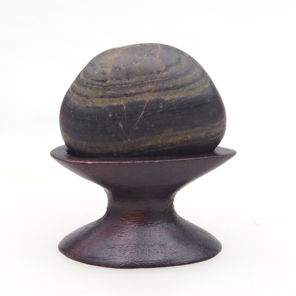 Suiseki - Stone with DAI (wooden pad)