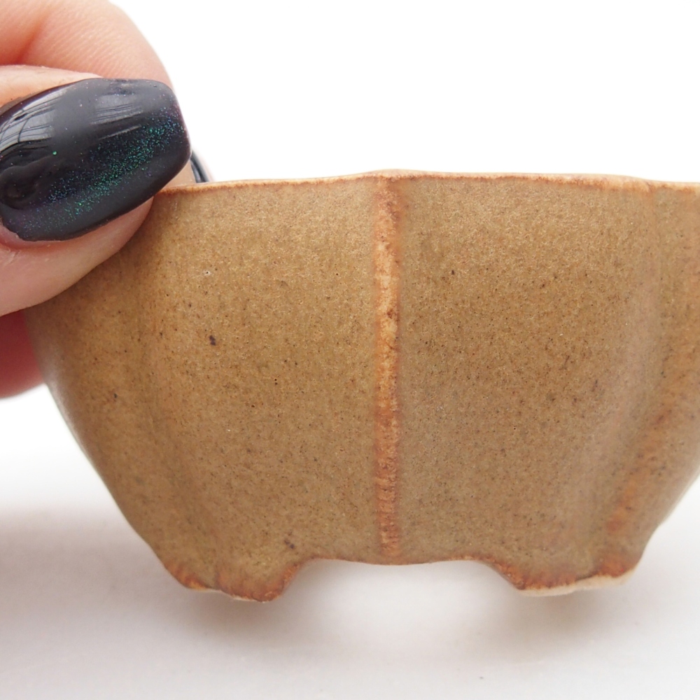 Mini bonsai bowl 7 x 5 x 3 cm, brown