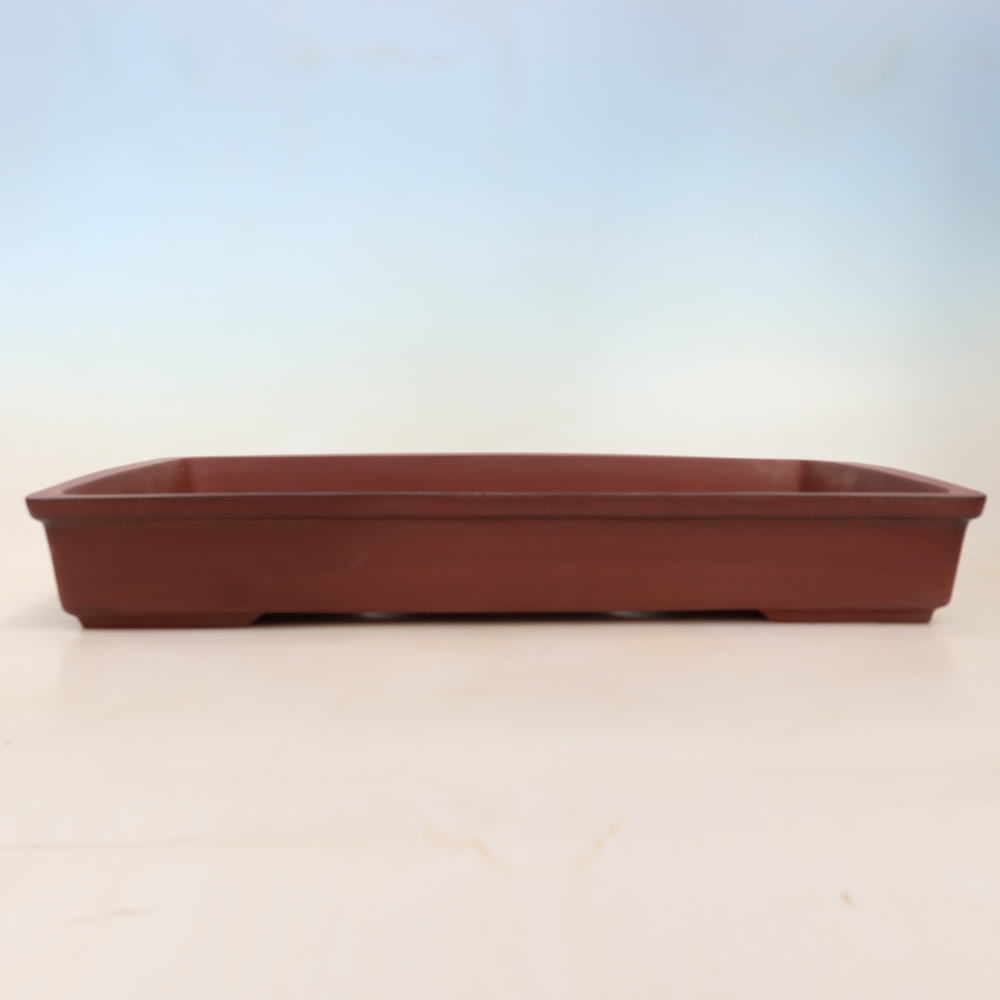Ceramic Bowl  45 x 29 x 6.5 cm, brick red - PICKUP ONLY or pallet shipping