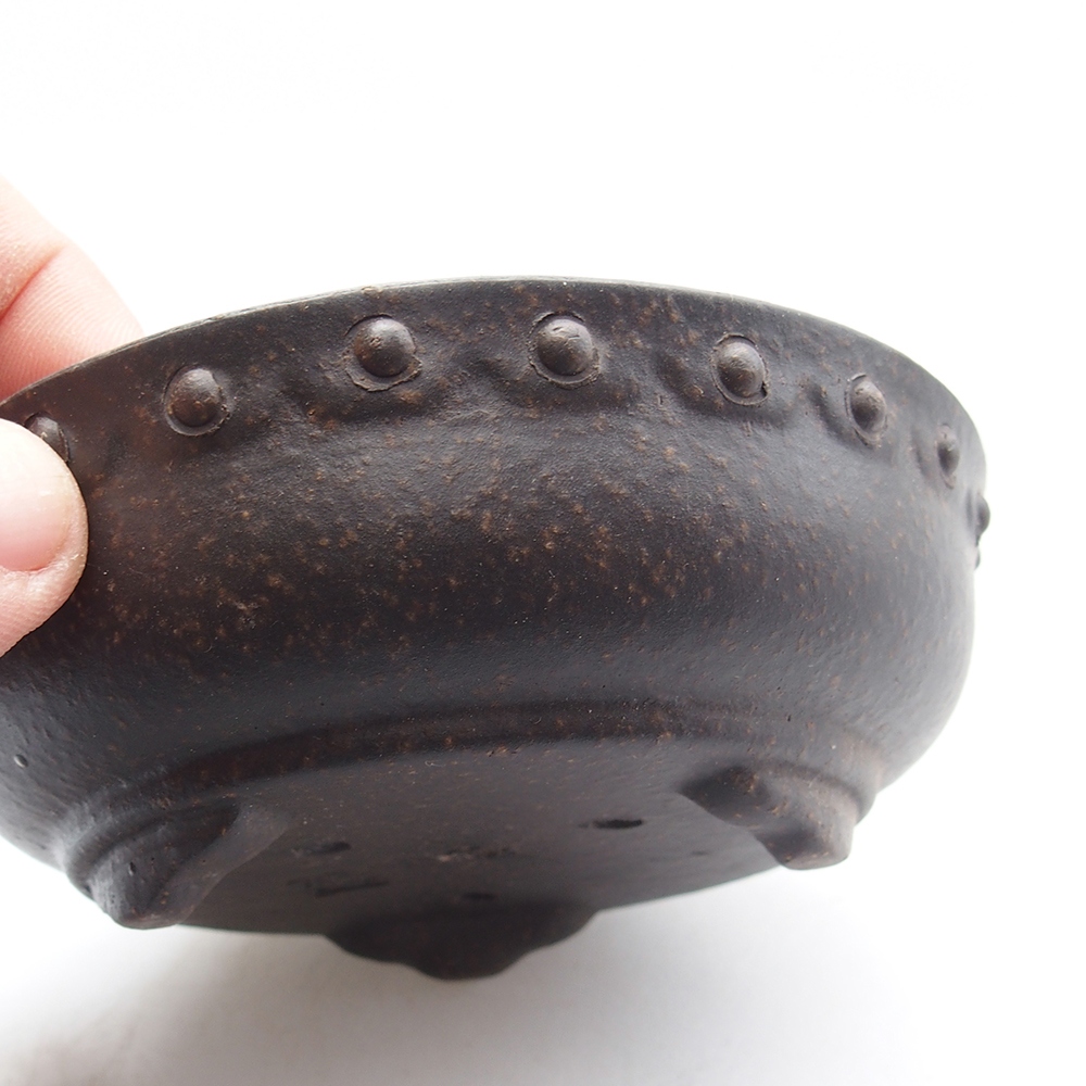 Bowl 11,5 x 11,5 x 4 cm brown ochre