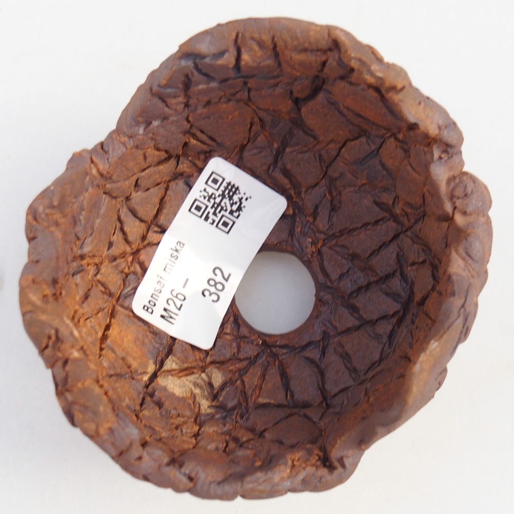 Ceramic Shell 8,5 x 8,5 x 6 cm , colour brown