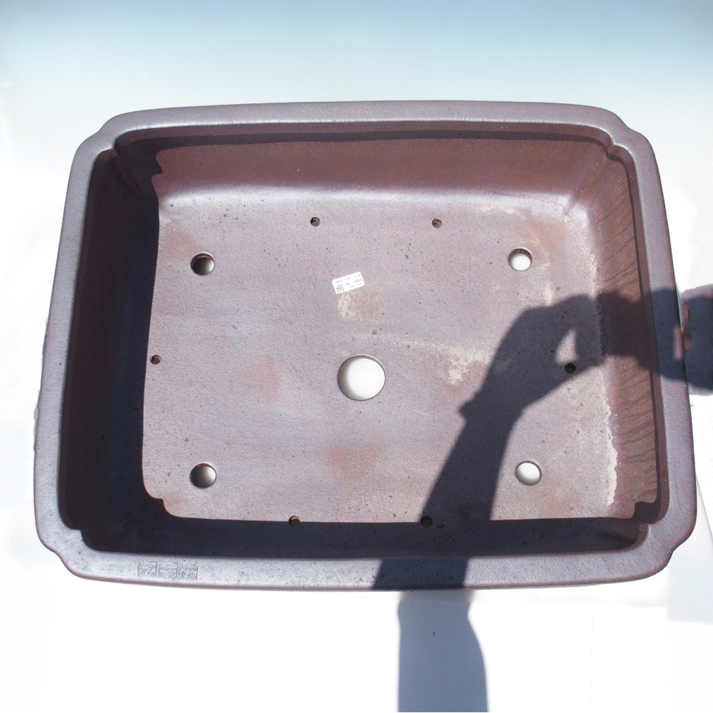 Bowl 71 x 58 x 21 cm brown - PERSONAL COLLECTION OR PALLET TRANSPORT ONLY