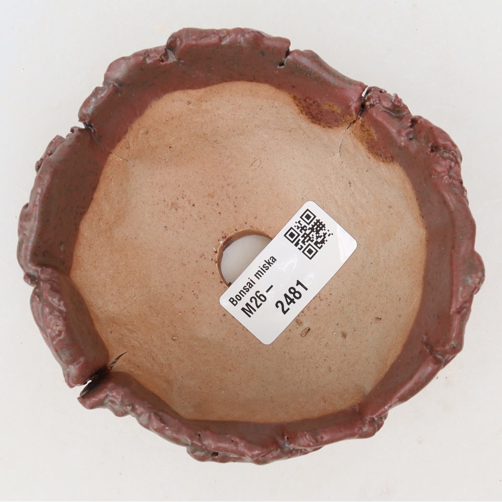 Ceramic Eggshell, 10.5 x 10.5 x 6 cm, pink