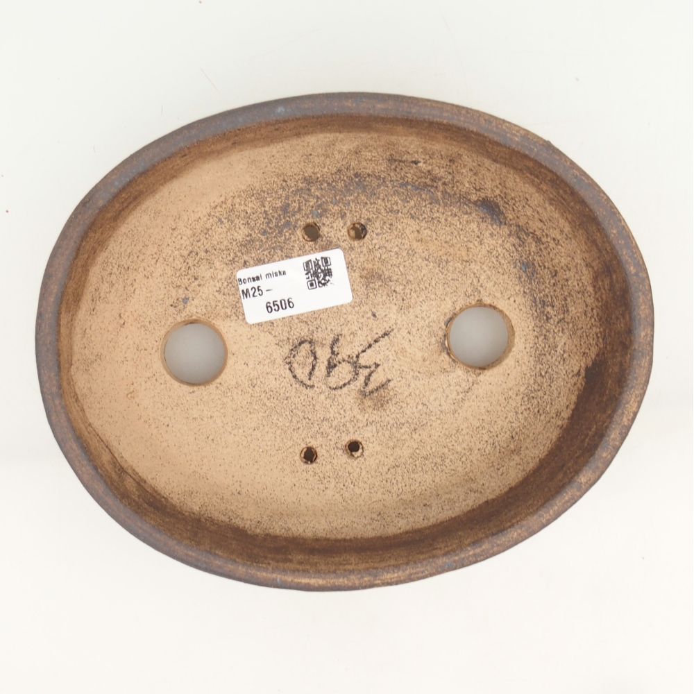 Bonsai bowl 20 x 16 x 6,5 cm , colour brown