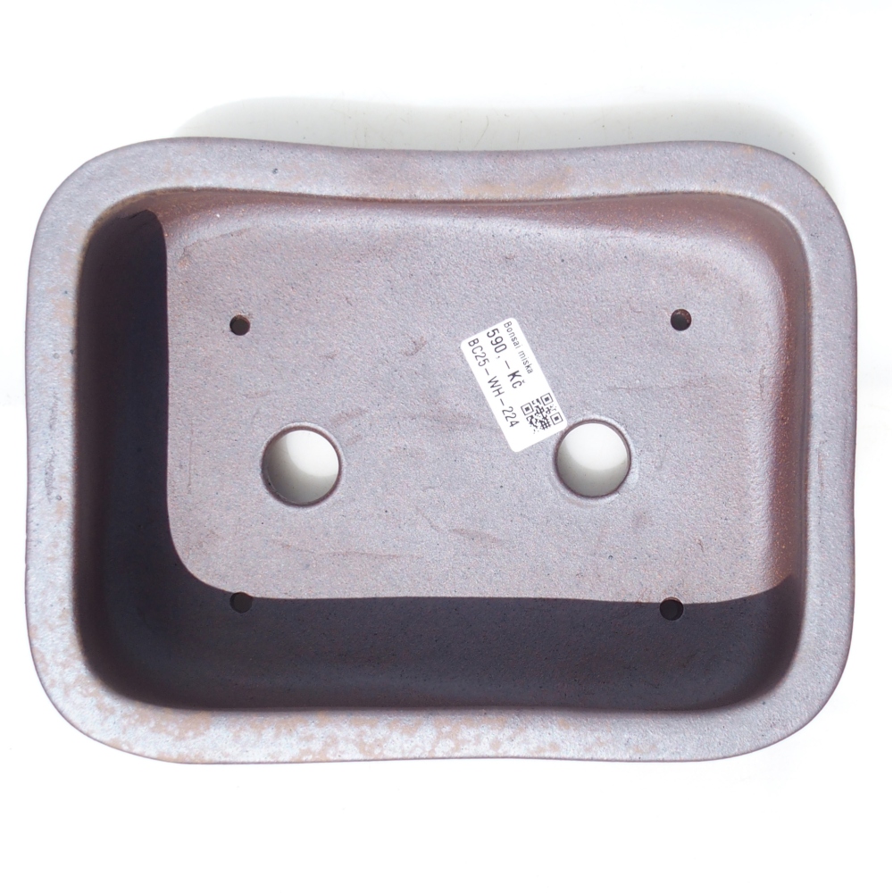 Bowl 23,5 x 17 x 8,5 cm brown