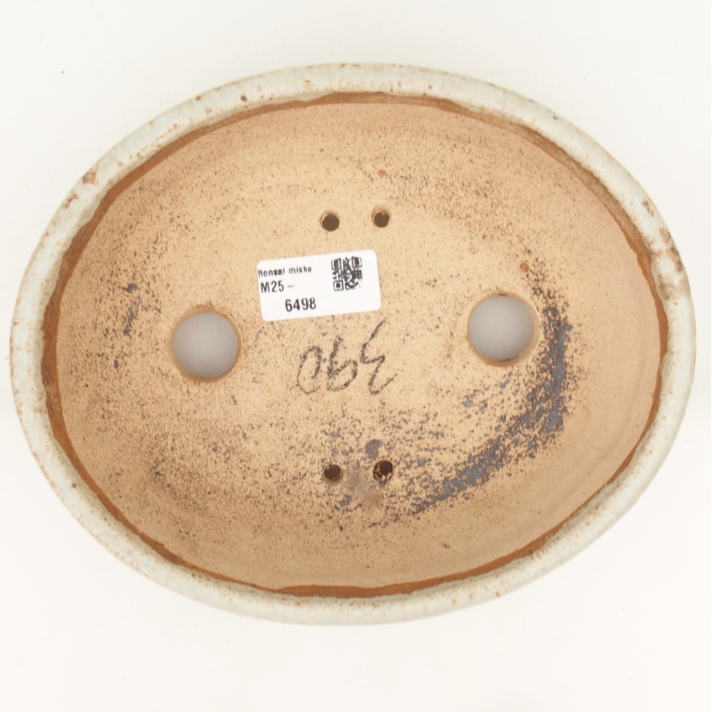 Bonsai bowl 20 x 16,5 x 6,5 cm , colour beige