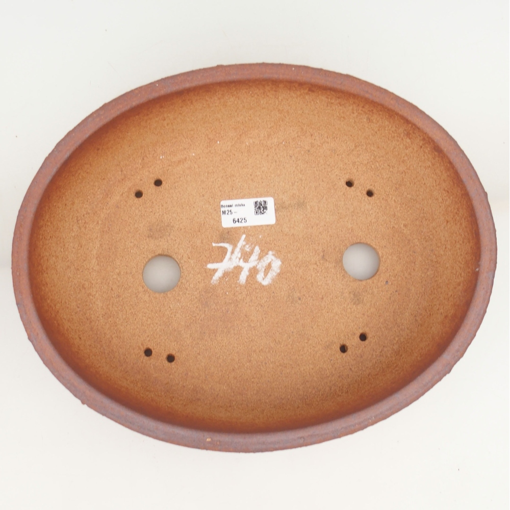 Bonsai bowl 32 x 26 x 9 cm , metal colour