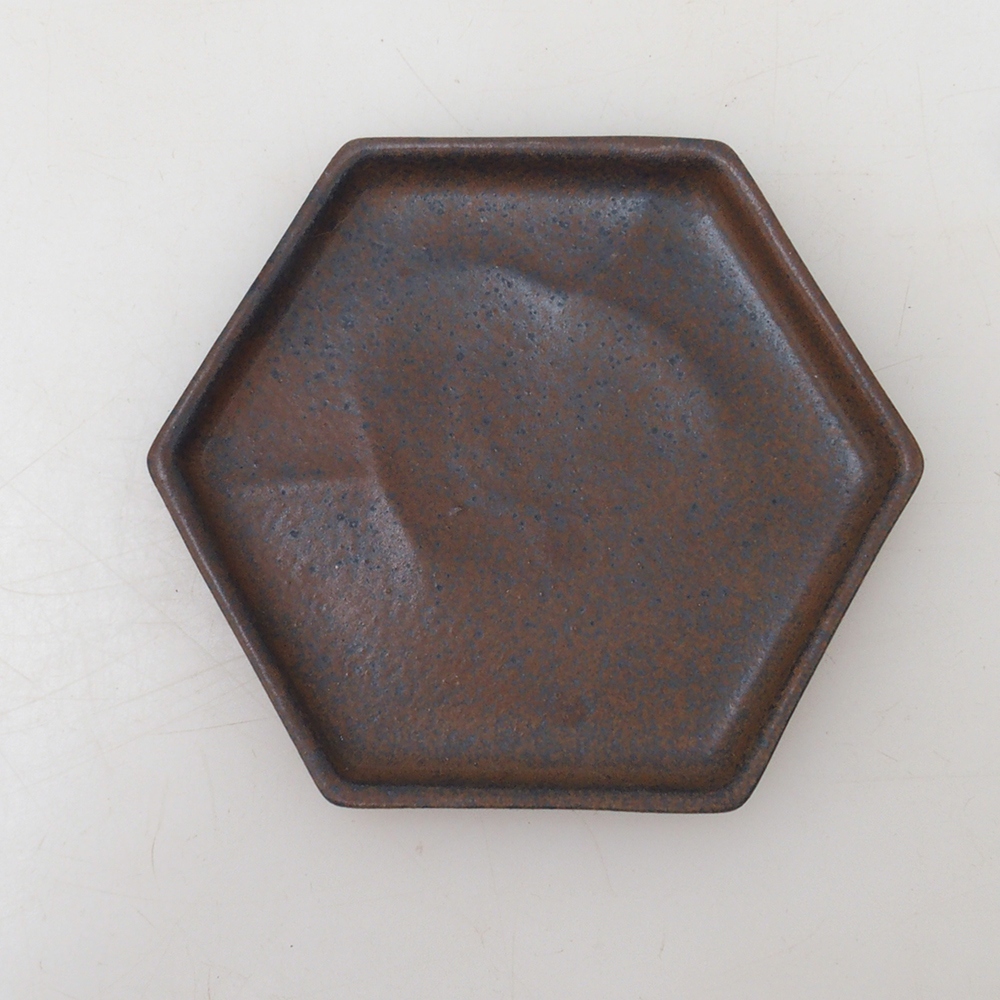 Bonsai bowl hexagon D3 - 11 x 9.5 x 1 cm