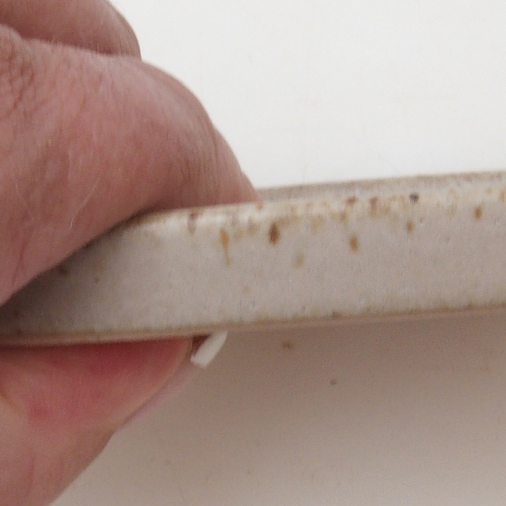 Bonsai bowl square 9 x 9 x 1 cm - beige