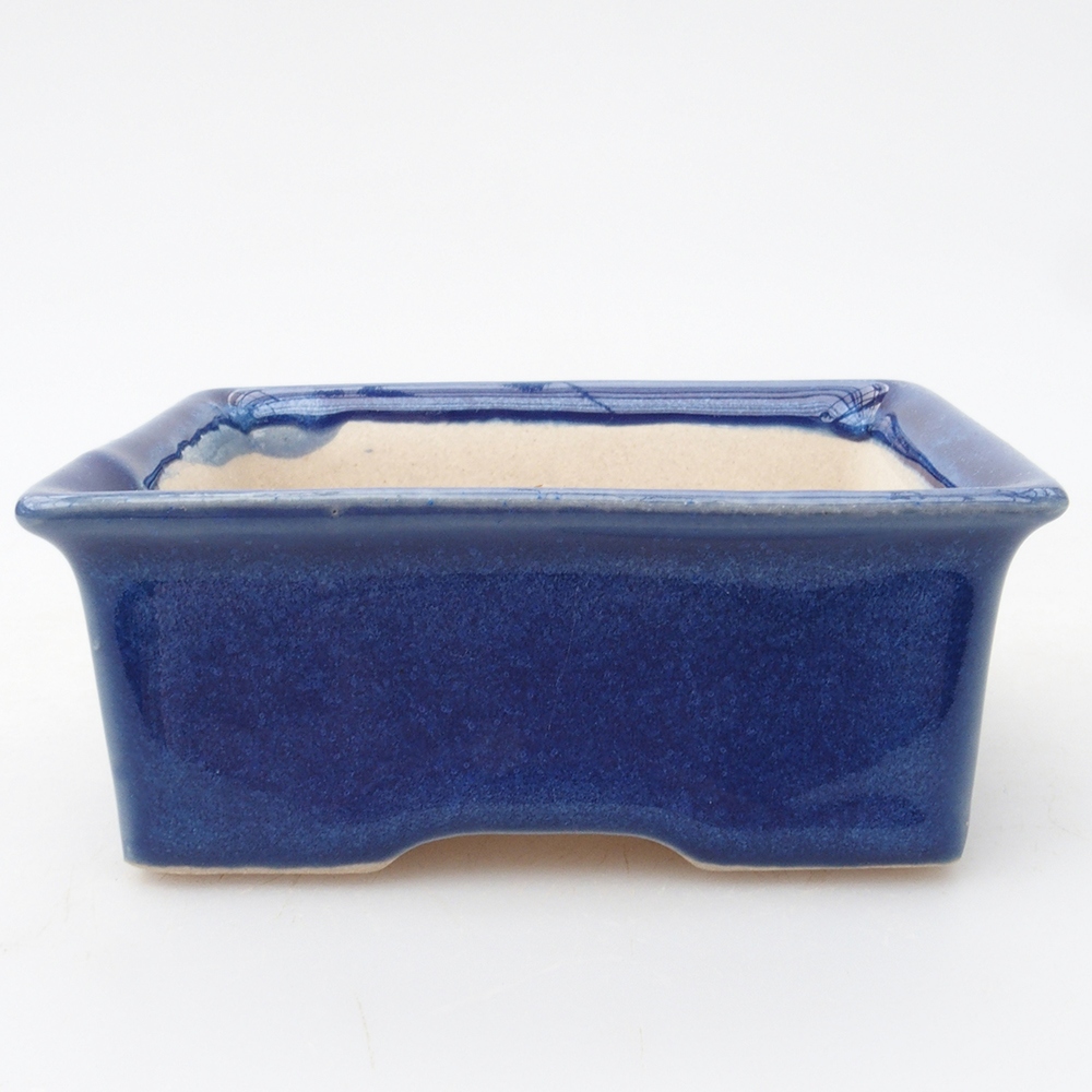 Mini bonsai bowl 8 x 7 x 3,5 cm, color blue