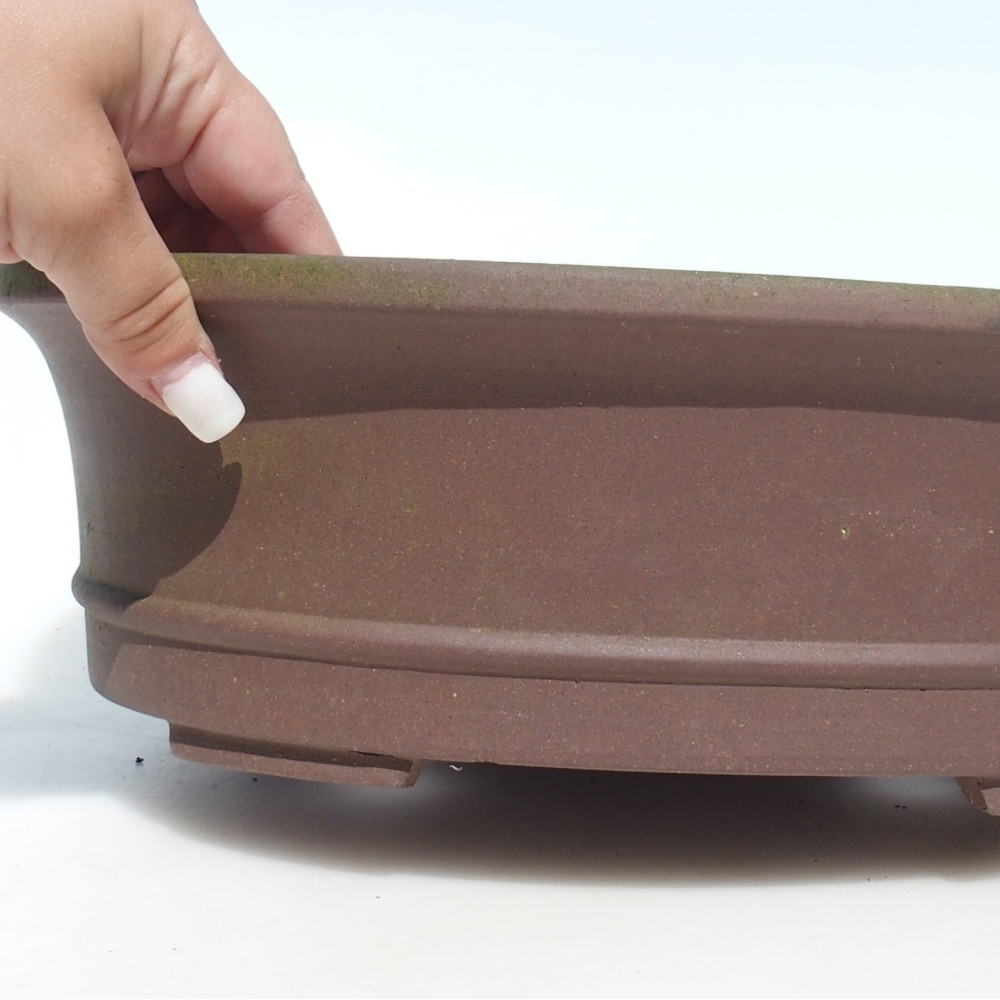 Bonsai bowl 32 x 25 x 10 cm - brown