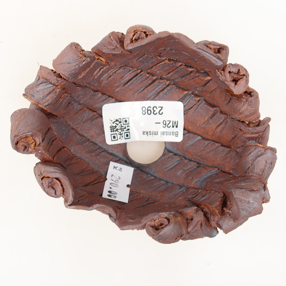 Ceramic Shell  11 x 8 x 6.5 cm, brown