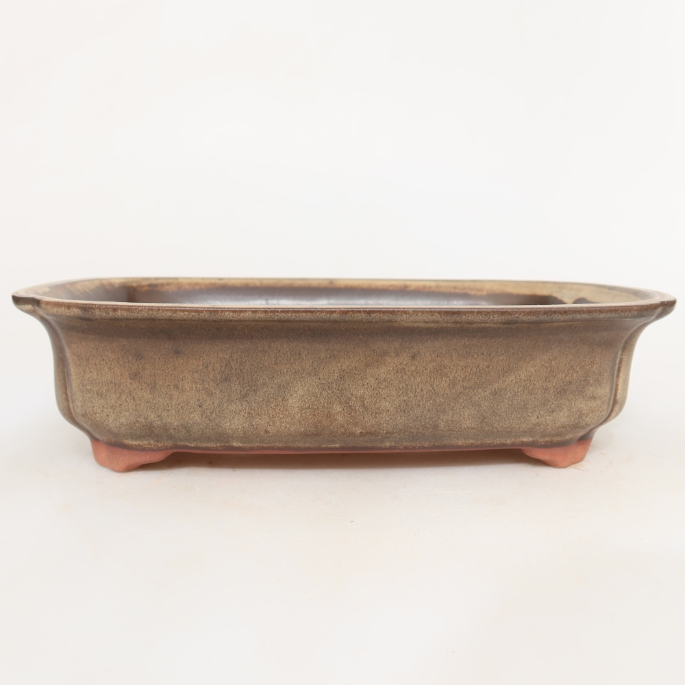 Ceramic Bowl, 24 x 17 x 6 cm, brown