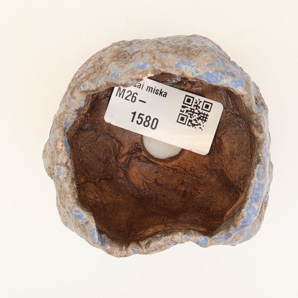 Ceramic Eggshell, 5 x 5 x 6 cm, blue