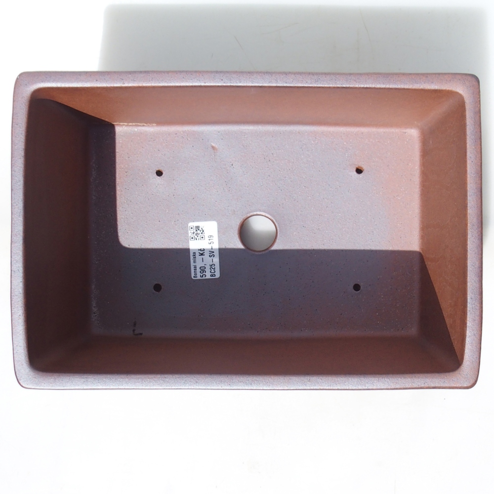 Bowl 27 x 18 x 13 cm brown