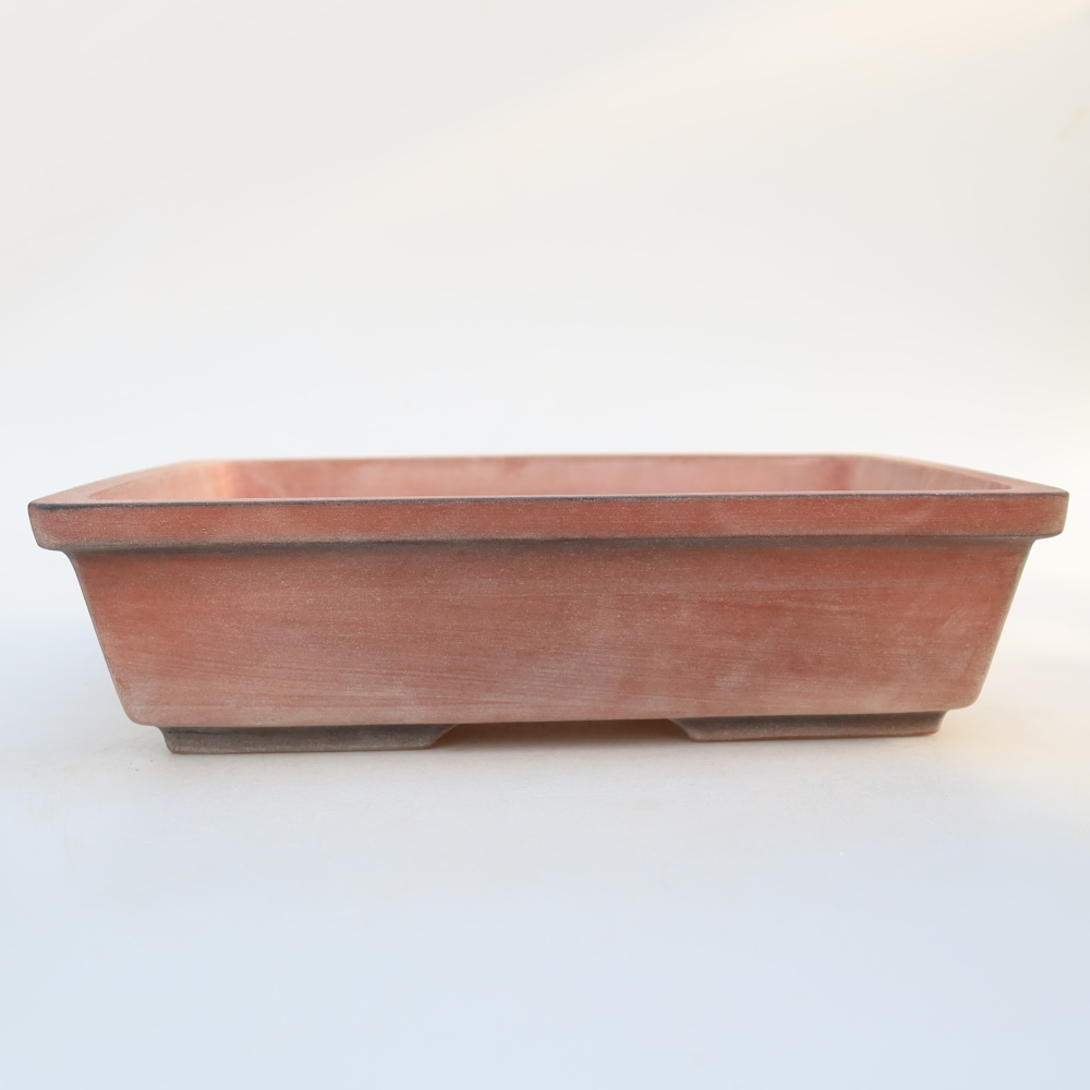 Ceramic Bowl  25.5 x 19 x 7 cm, brick red