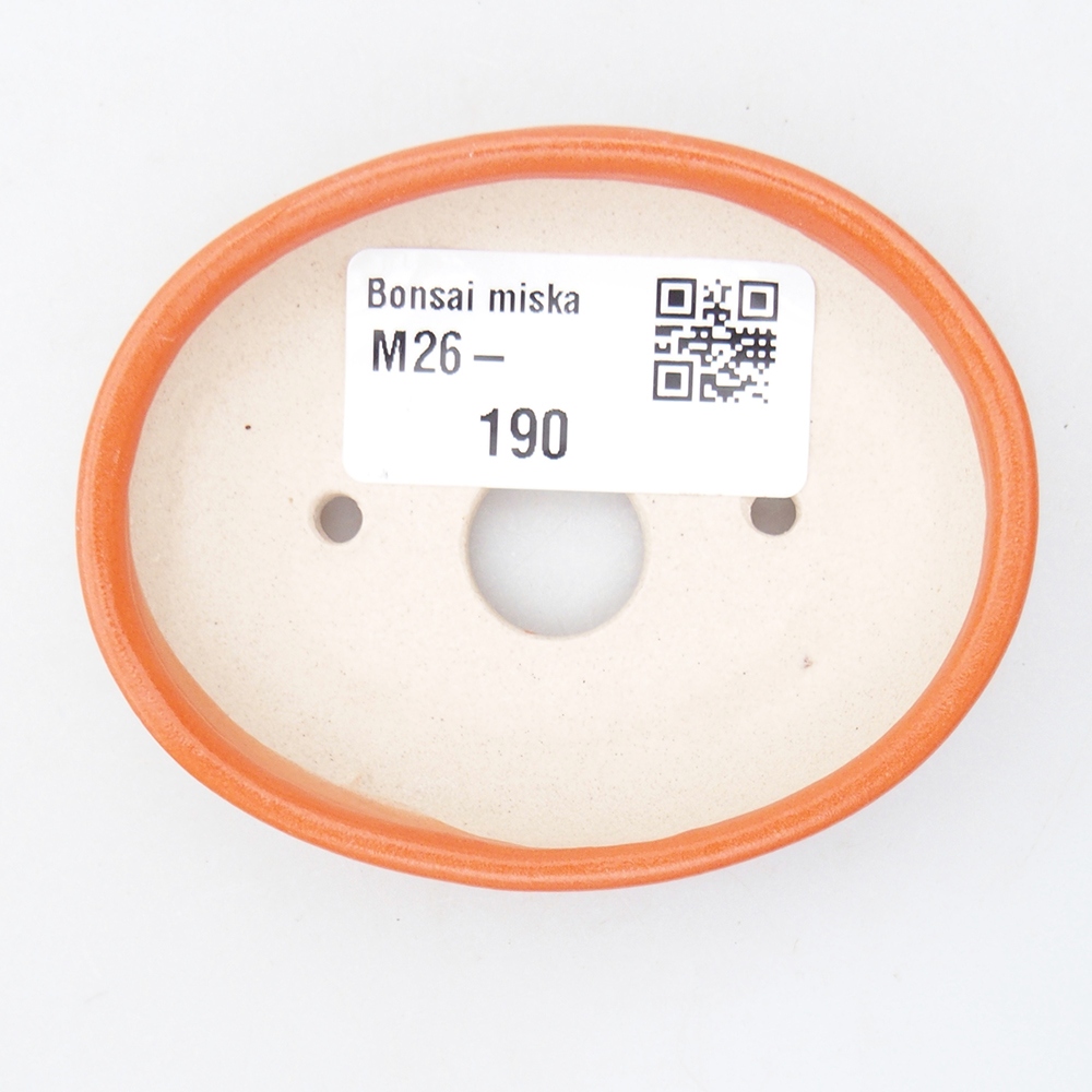 Mini bonsai bowl 7,5 x 6 x 2 cm, orange