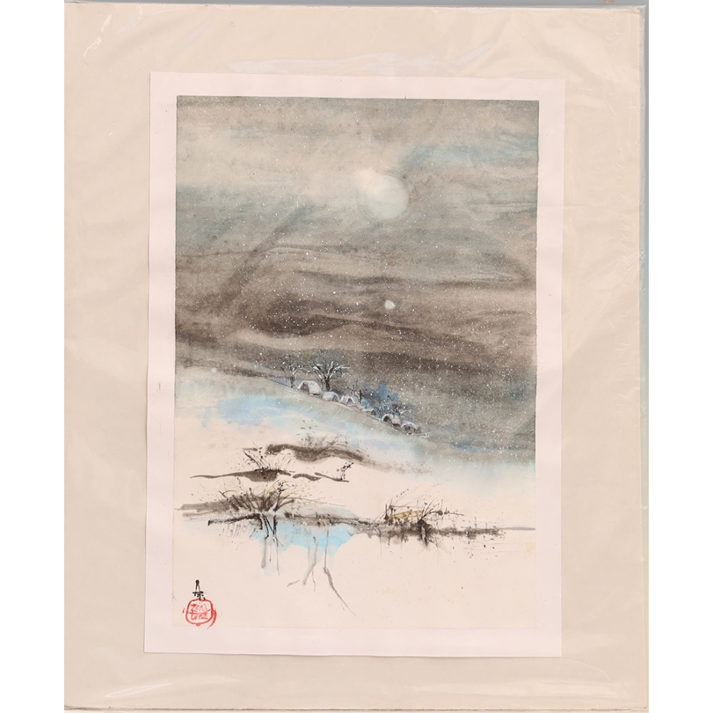Calligraphy - Winter Landscape