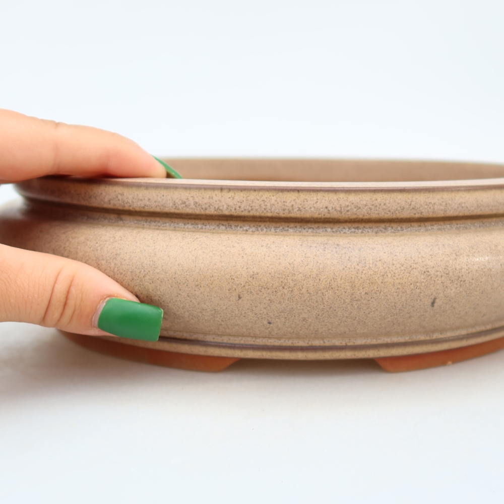 Ceramic Bowl  23 x 23 x 7 cm, beige