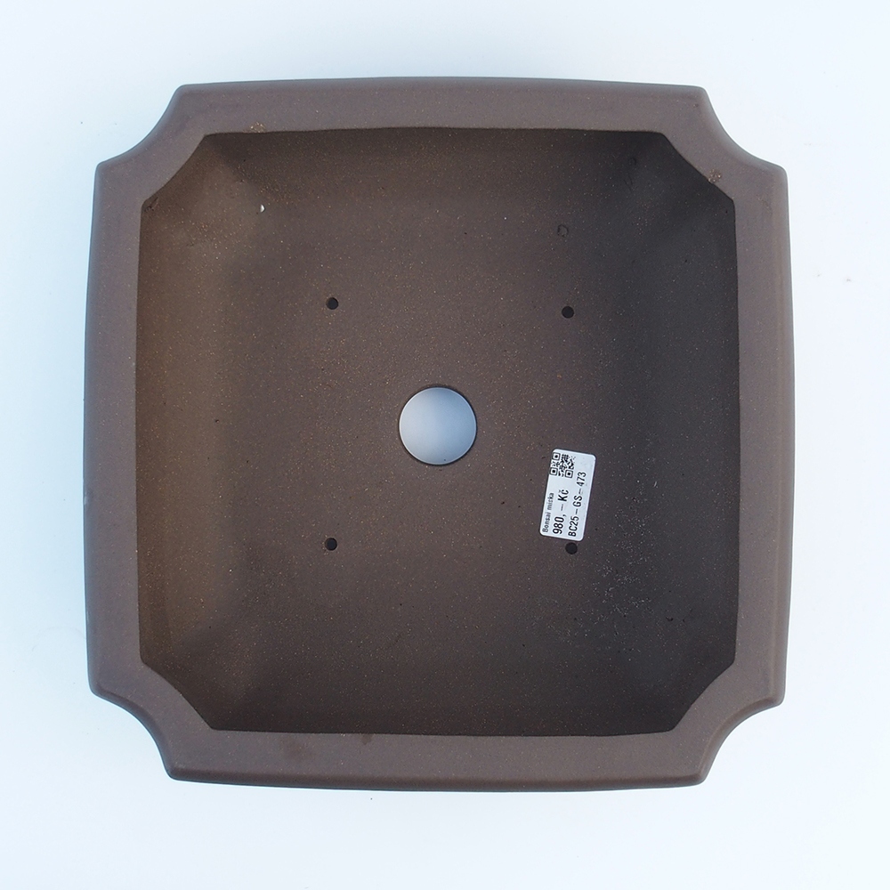 Bowl 29 x 29 x 11 cm brown