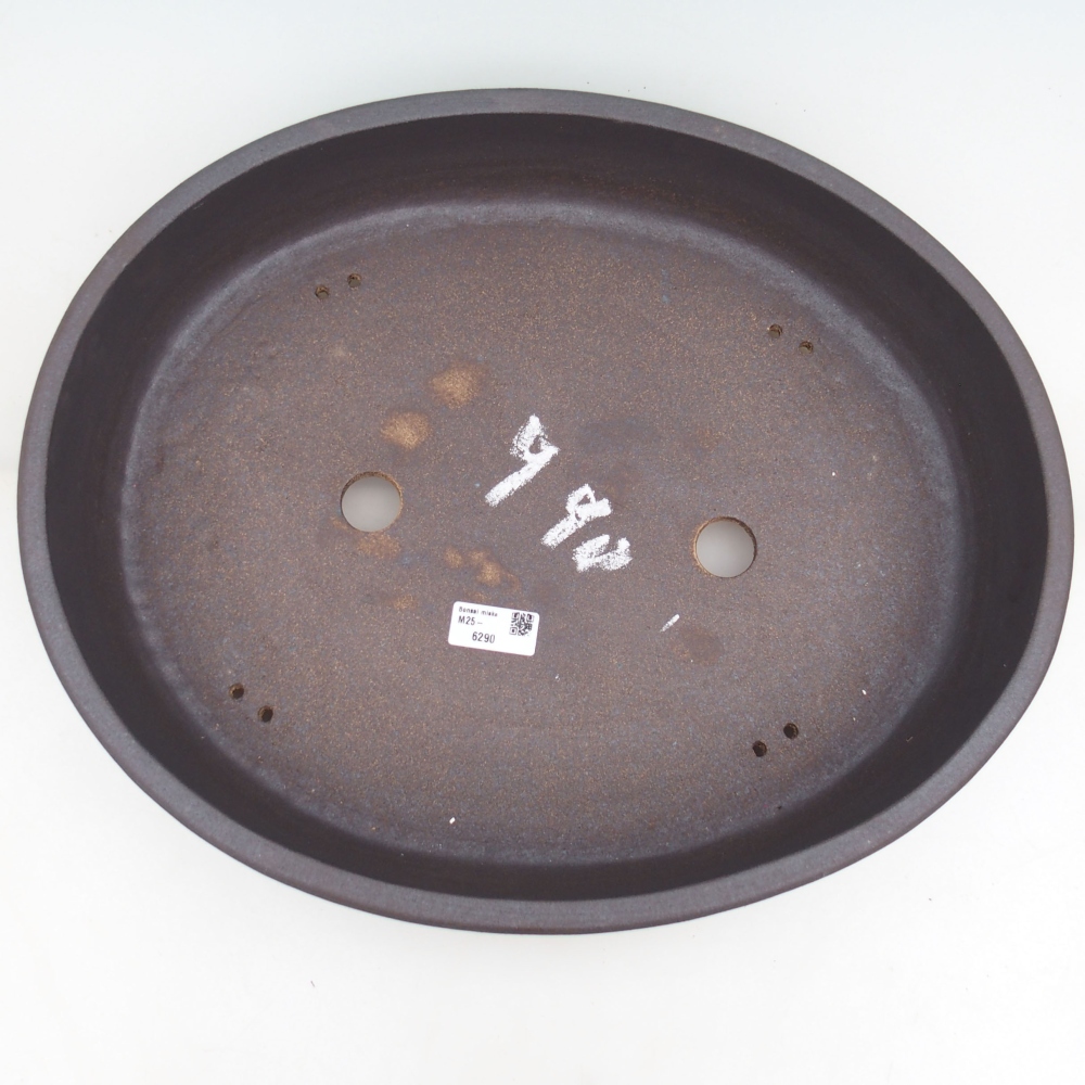 Bonsai bowl 45 x 37 x 9,5 cm , colour brown - ONLY PERSONAL COLLECTION or pallet transport
